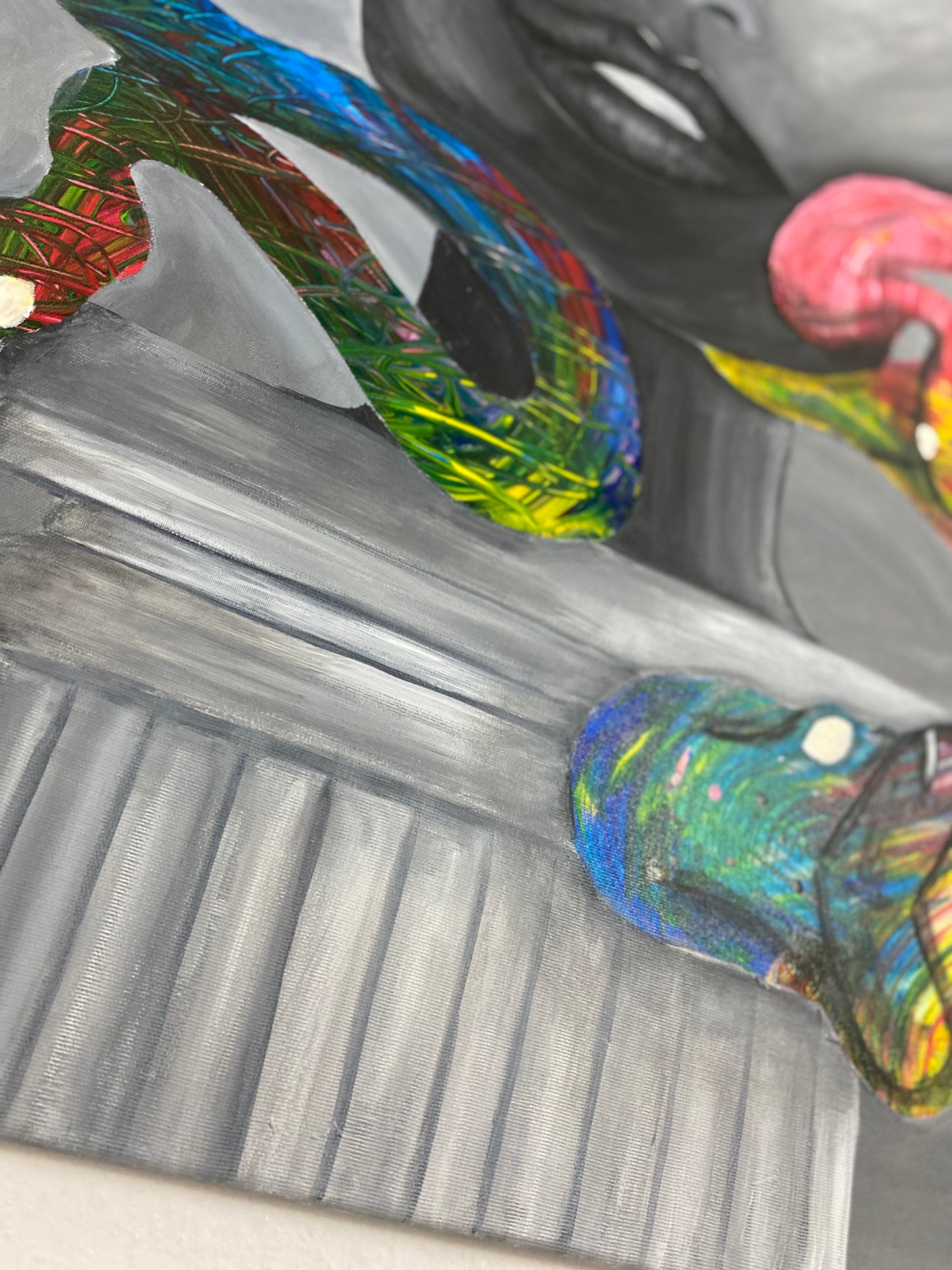 Uniqueness | Acryl Art | Original Art | mit photochromer Farbe