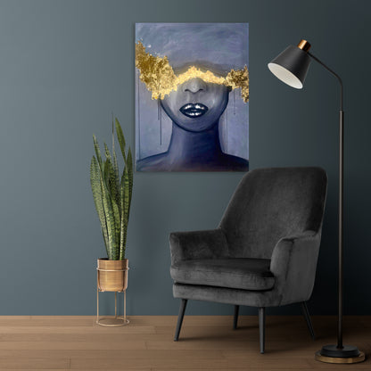 Golden Head | Acryl Art | Original Art