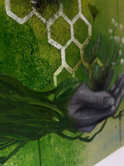 Emerald Synthesis | Acryl Art | Original Art
