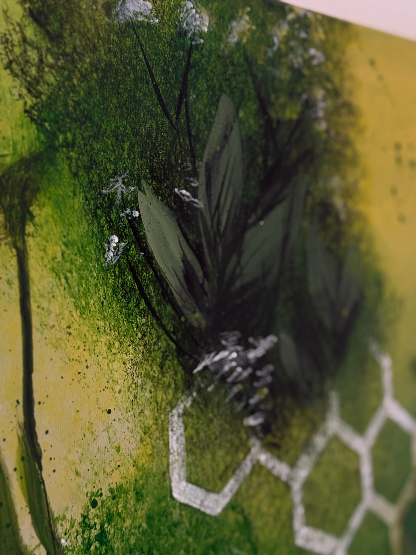 Emerald Synthesis | Acryl Art | Original Art