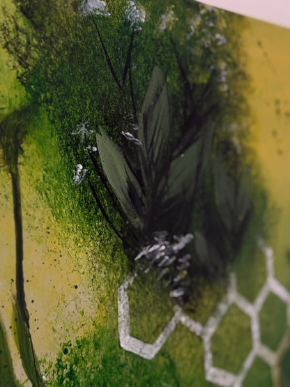 Emerald Synthesis | Acryl Art | Original Art