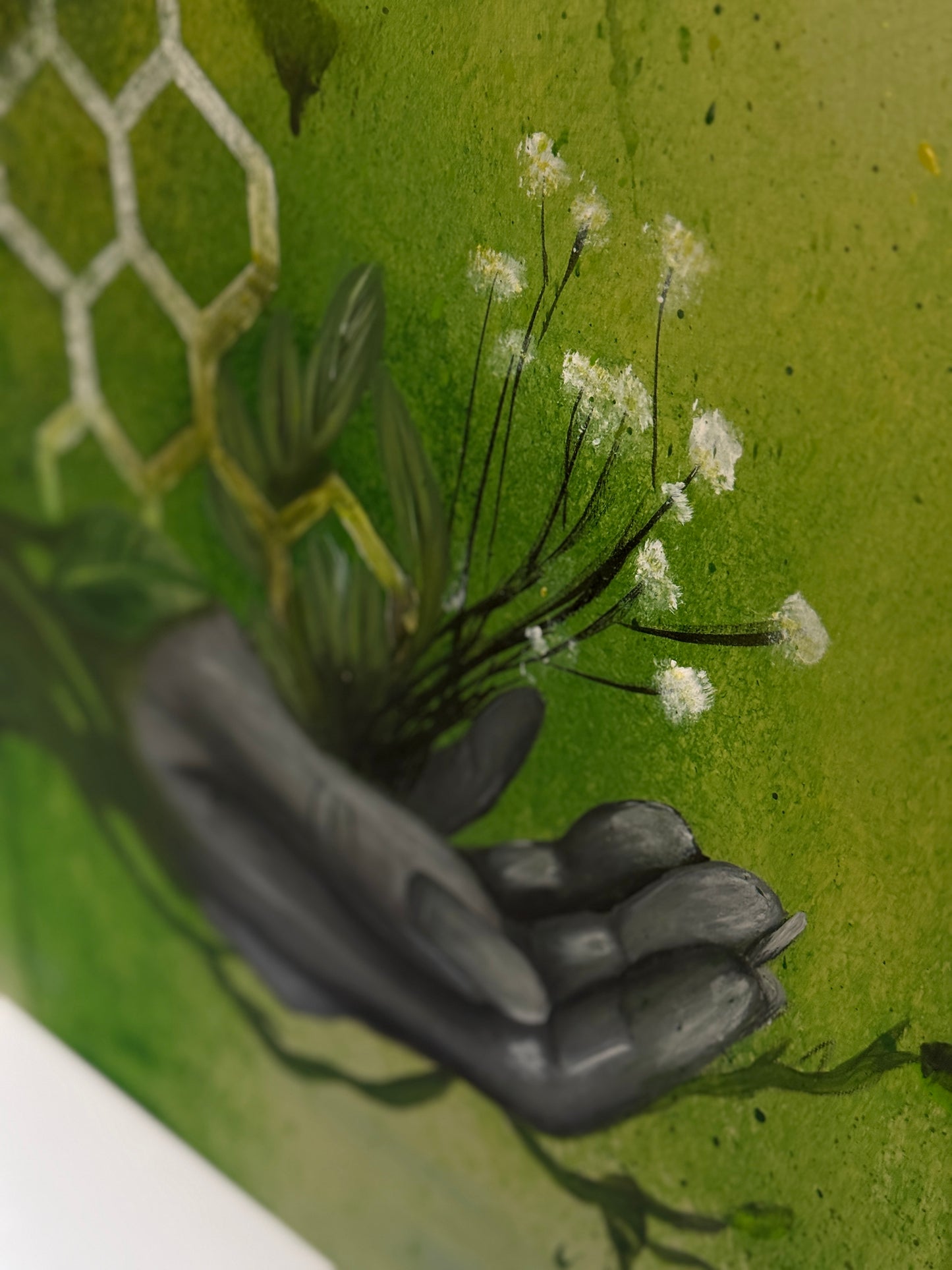 Emerald Synthesis | Acryl Art | Original Art