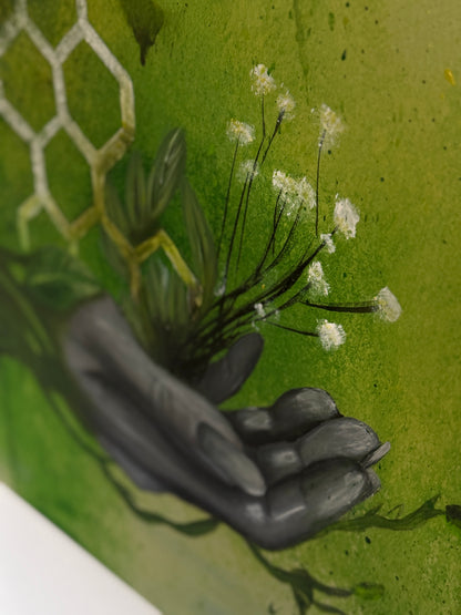 Emerald Synthesis | Acryl Art | Original Art