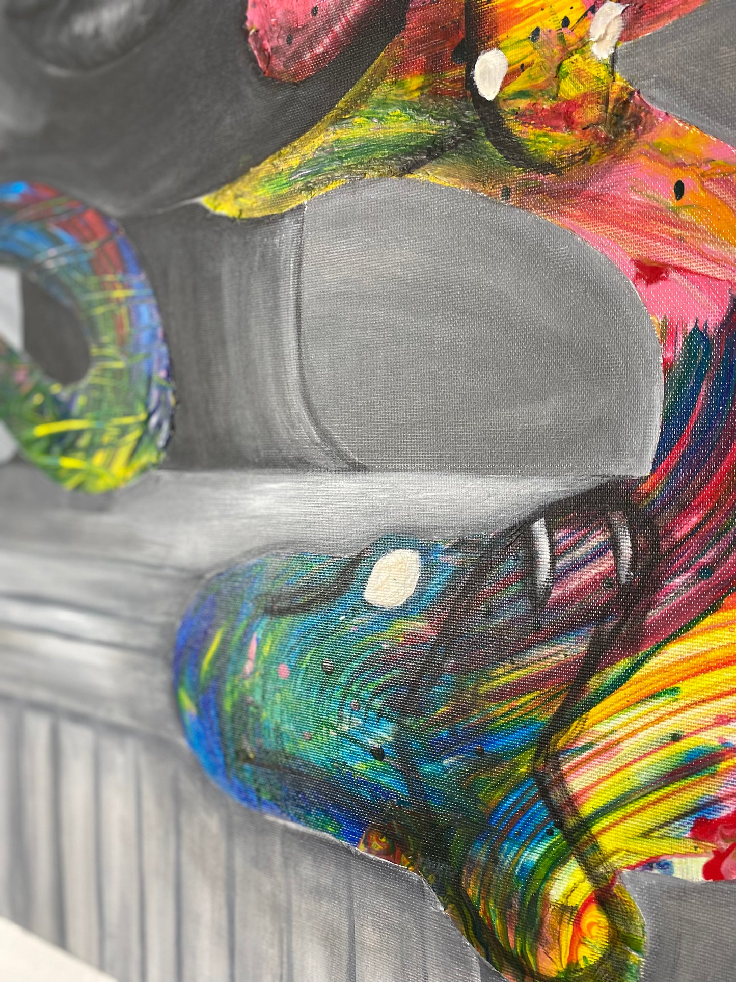 Uniqueness | Acryl Art | Original Art | mit photochromer Farbe