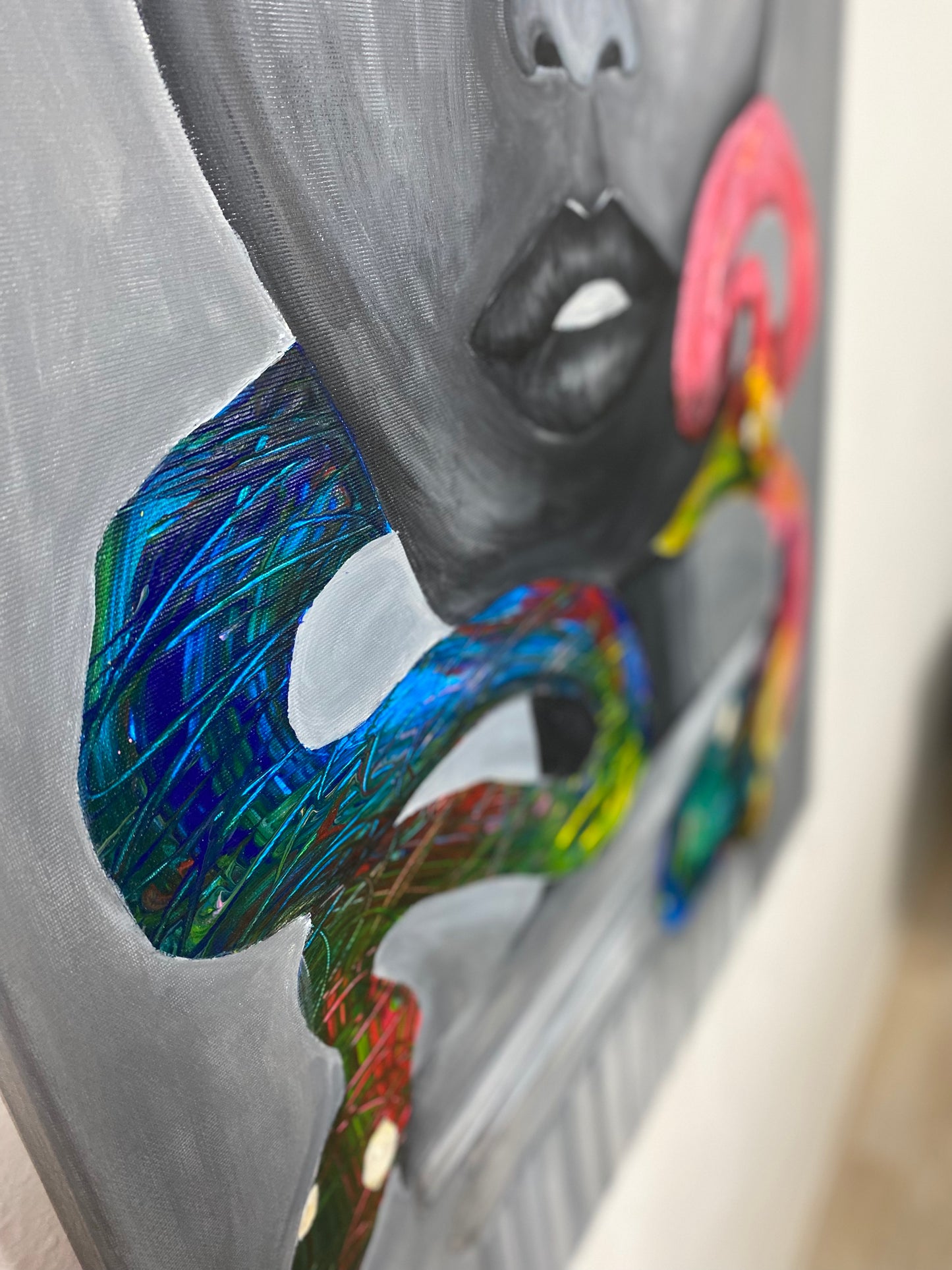 Uniqueness | Acryl Art | Original Art | mit photochromer Farbe