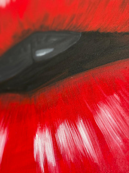 Red Silence | Acryl Art | Original Art