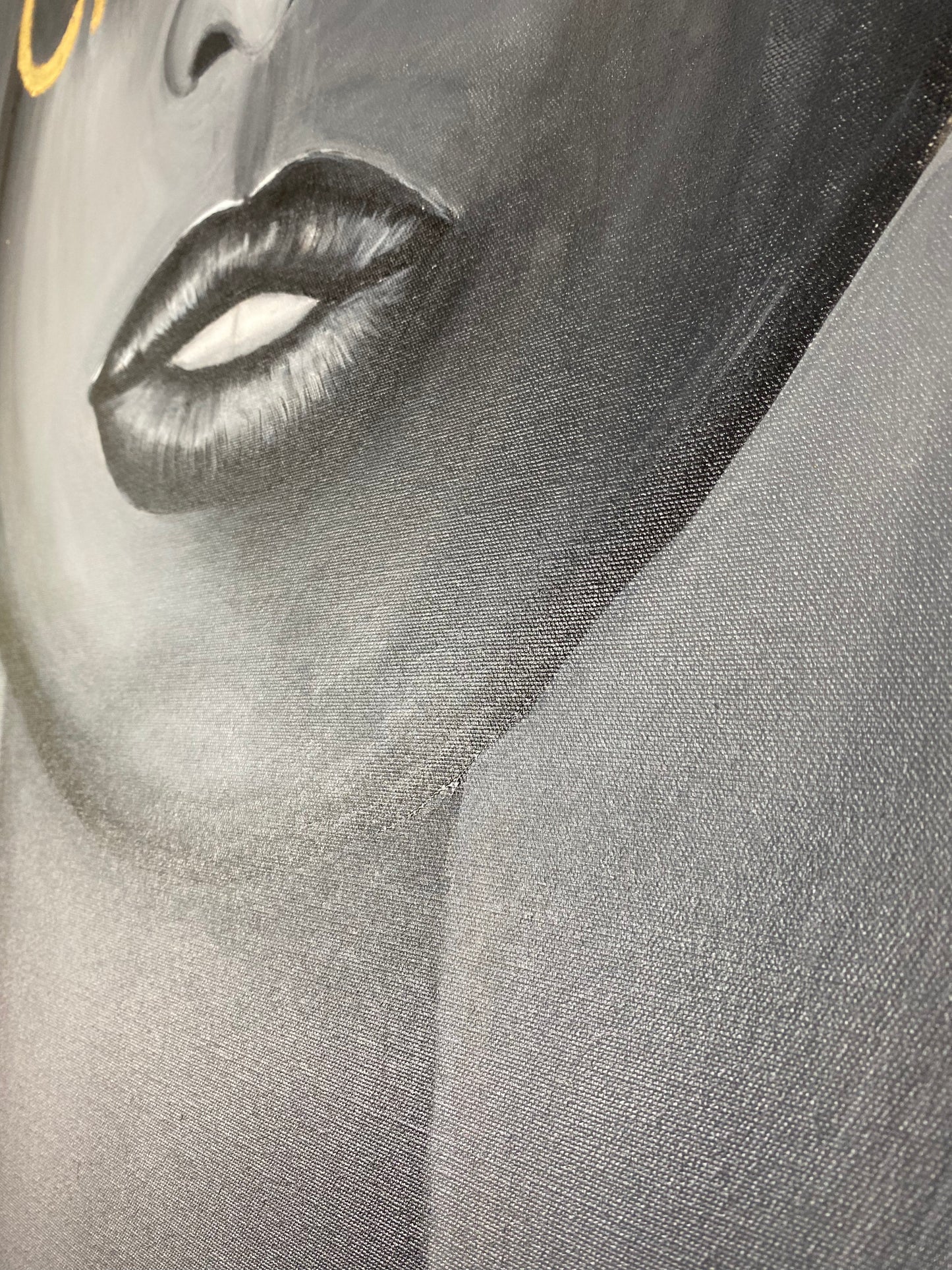 Chanc(g)e | Acryl Art | Original Art | Photochrome Farbe | Blattgold