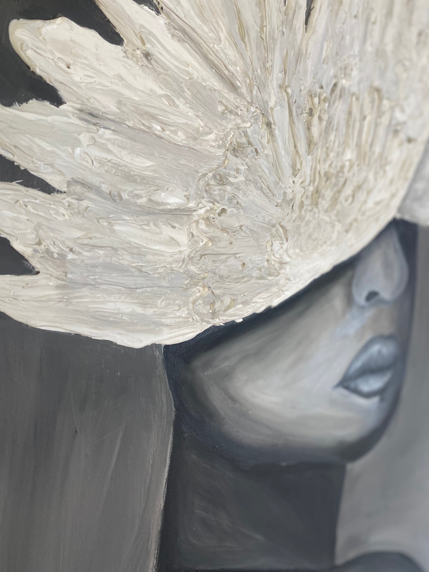 Fly | Acryl Art | Original Art | Strukturpaste