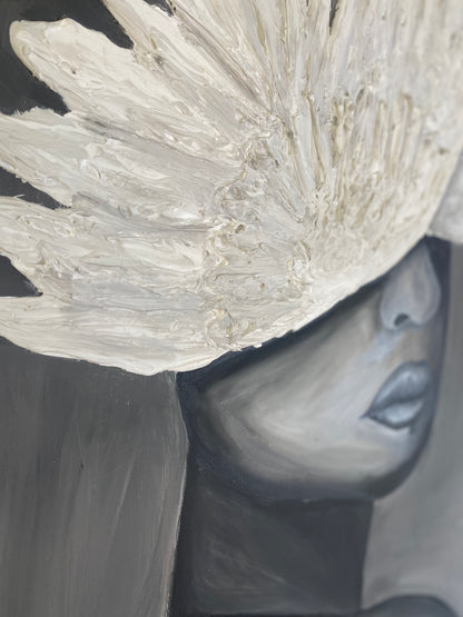 Fly | Acryl Art | Original Art | Strukturpaste